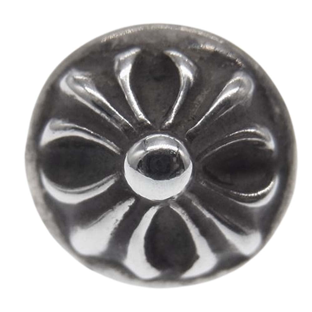 CHROME HEARTS クロムハーツ（原本有） 60153093 STUD CRSBLL クロスボール スタッド ピアス シルバー系【中古】