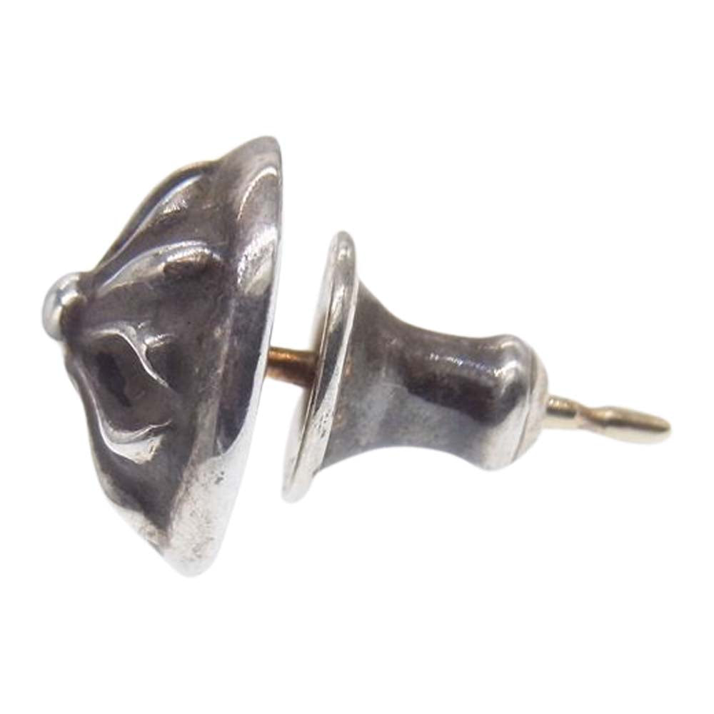 CHROME HEARTS クロムハーツ（原本有） 60153093 STUD CRSBLL クロスボール スタッド ピアス シルバー系【中古】