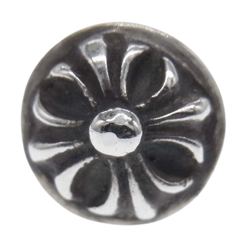 CHROME HEARTS クロムハーツ（原本有） STUD CRSBLL クロスボール スタッド ピアス シルバー系【中古】