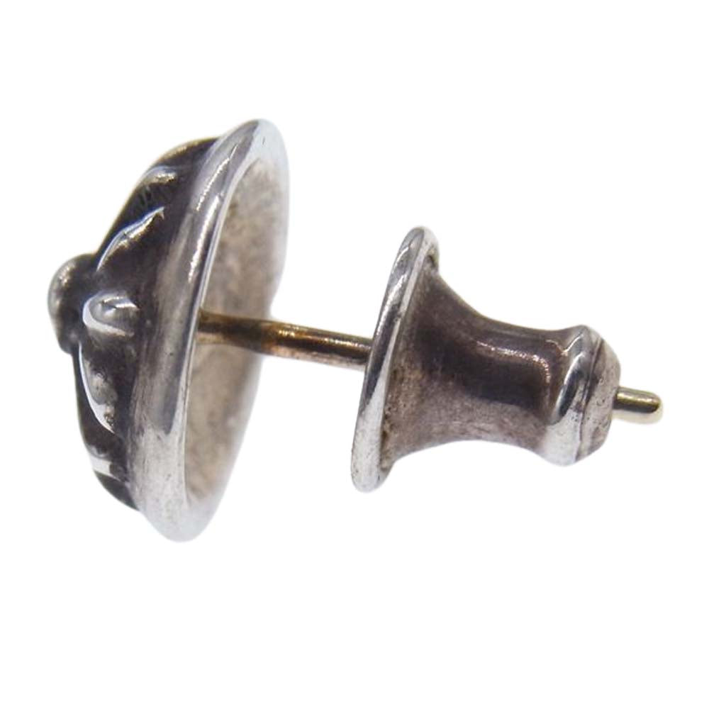 CHROME HEARTS クロムハーツ（原本有） STUD CRSBLL クロスボール スタッド ピアス シルバー系【中古】