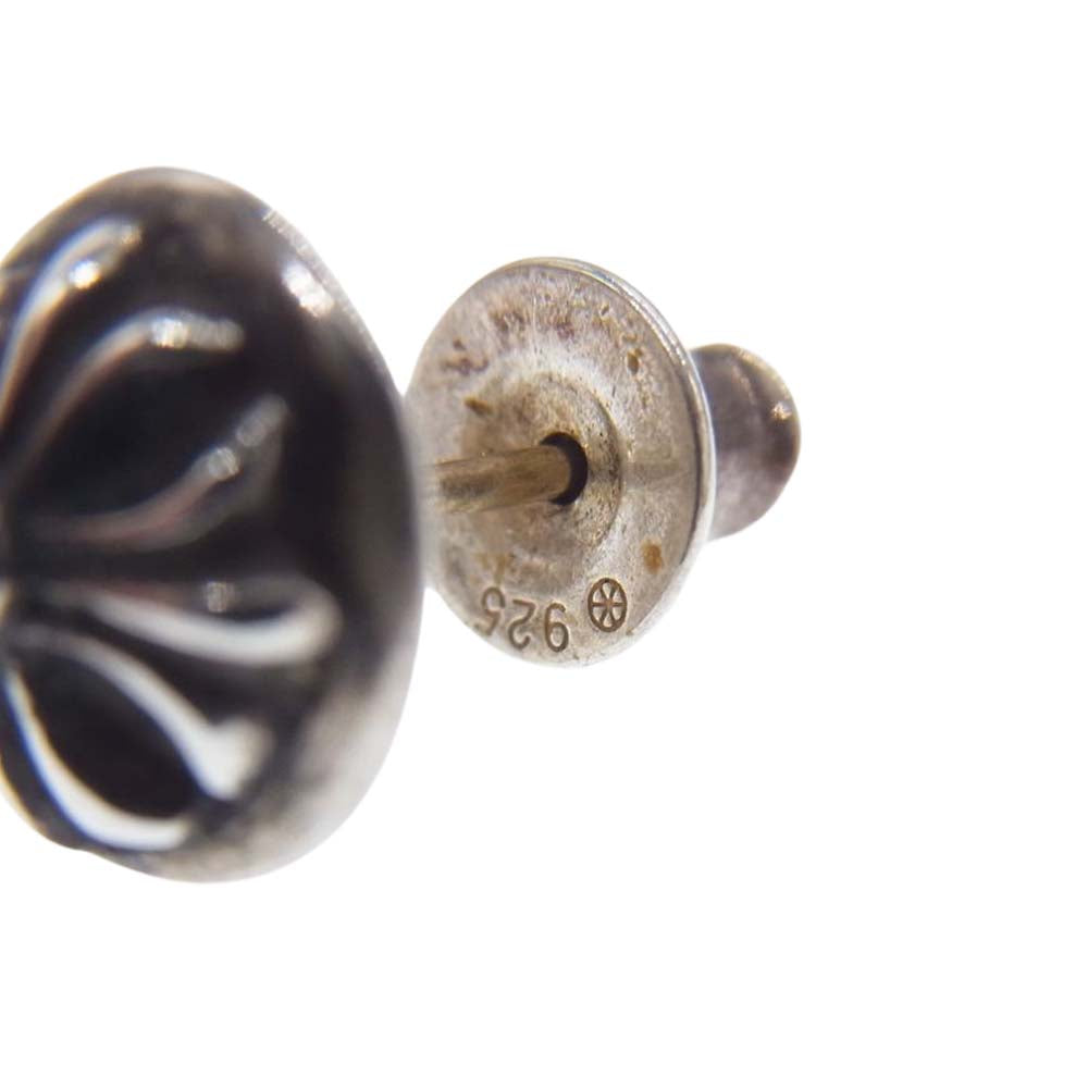 CHROME HEARTS クロムハーツ（原本有） STUD CRSBLL クロスボール スタッド ピアス シルバー系【中古】