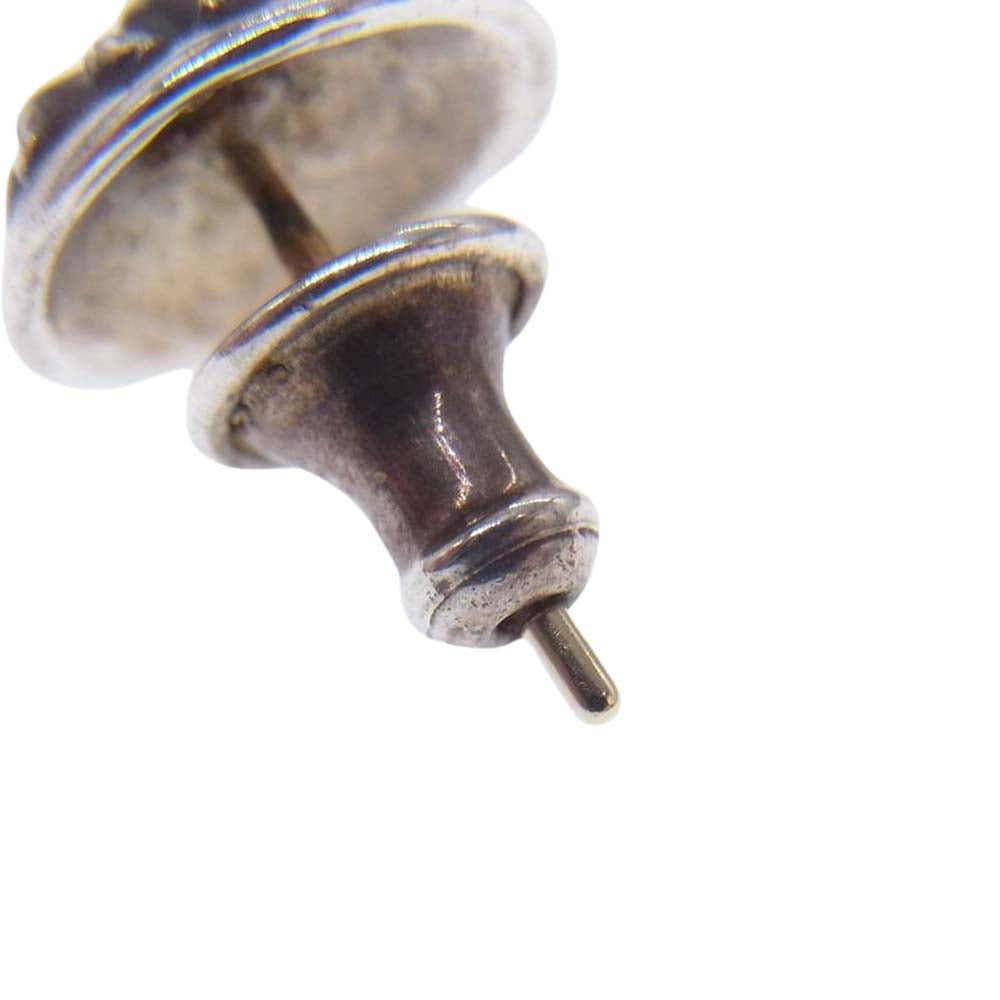CHROME HEARTS クロムハーツ（原本有） STUD CRSBLL クロスボール スタッド ピアス シルバー系【中古】