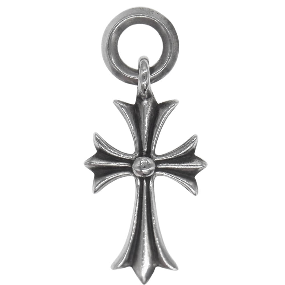 CHROME HEARTS クロムハーツ（原本有） TINY CH CROSS タイニーCHクロス チャーム ペンダントトップ シルバー系【中古】