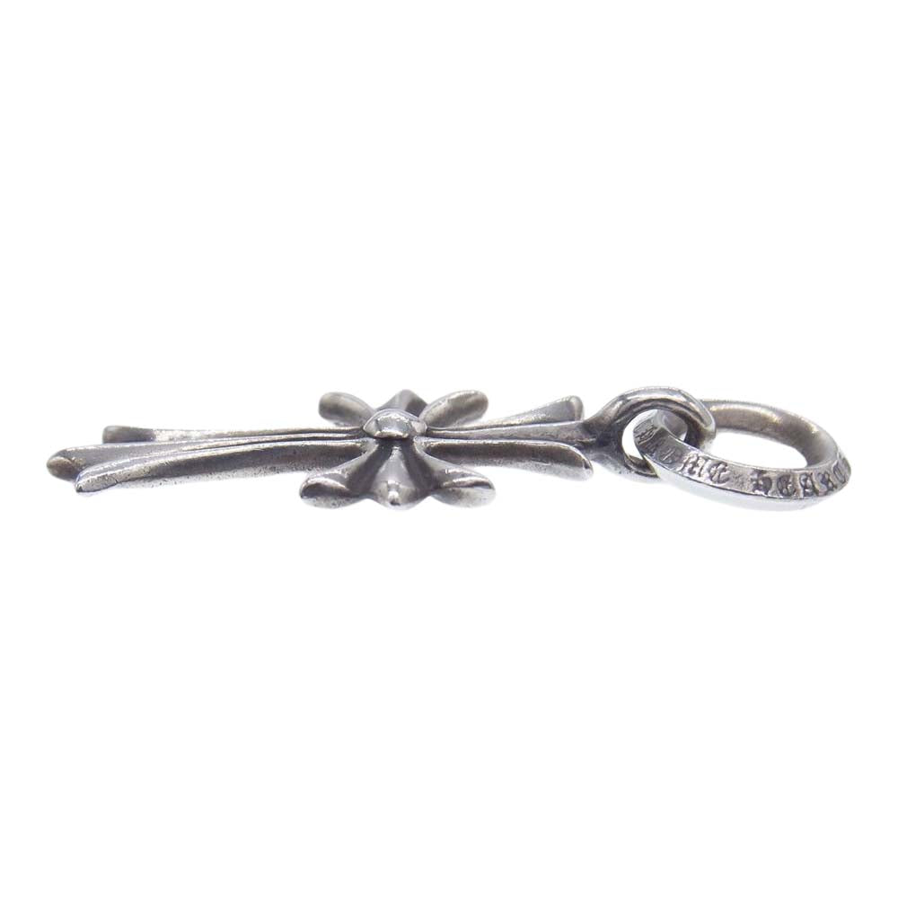 CHROME HEARTS クロムハーツ（原本有） TINY CH CROSS タイニーCHクロス チャーム ペンダントトップ シルバー系【中古】