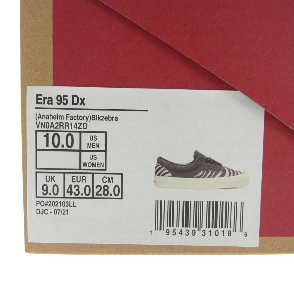 VANS バンズ ERA 95 DX アナハイム ファクトリー  エラ 95 DX ブラック系 28.0cm【中古】