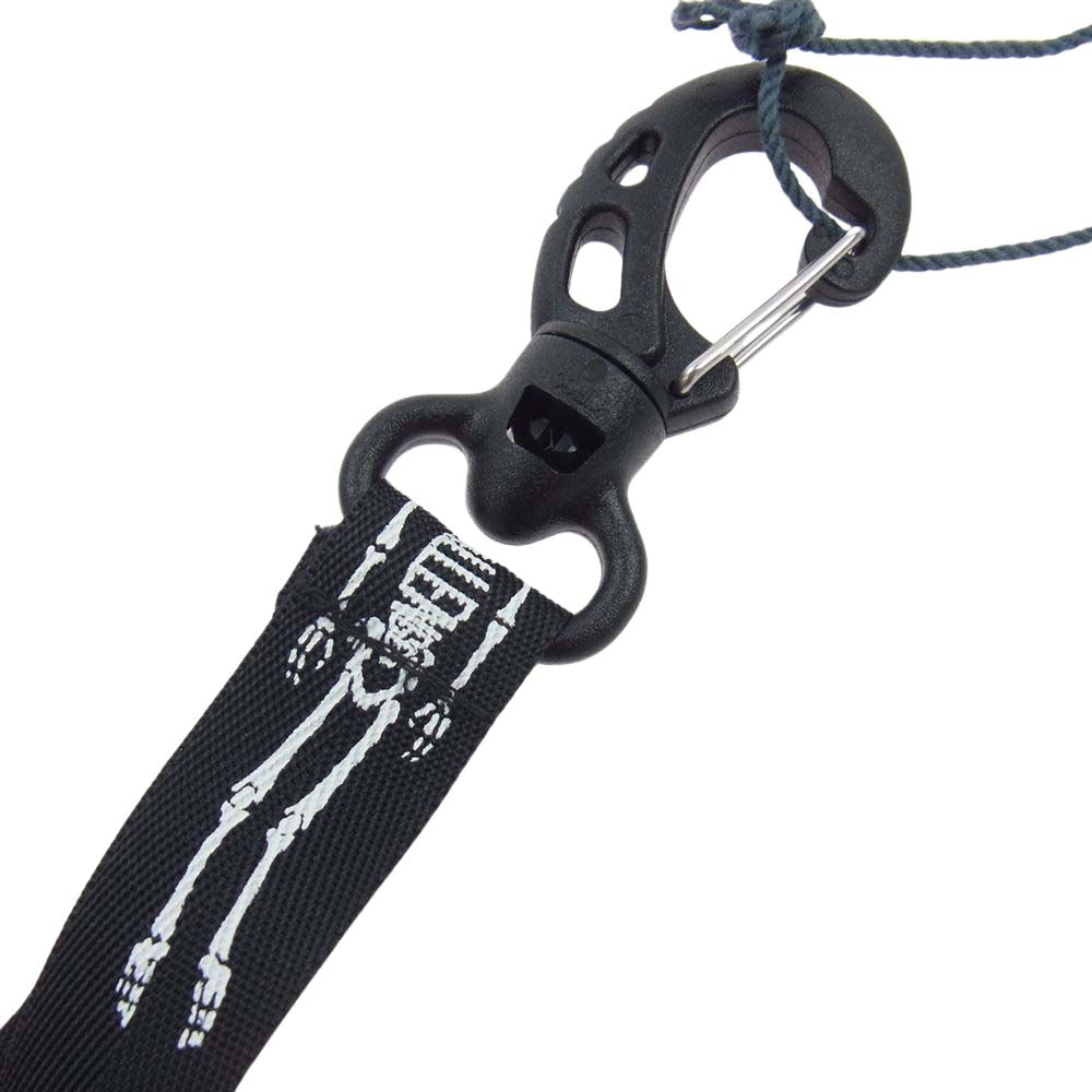 CHALLENGER チャレンジャー CLG-AC 021-018 SKULL PRINTED NECK STRAP スカル プリンテッド ネック ストラップ ブラック系 FREE【新古品】【未使用】【中古】
