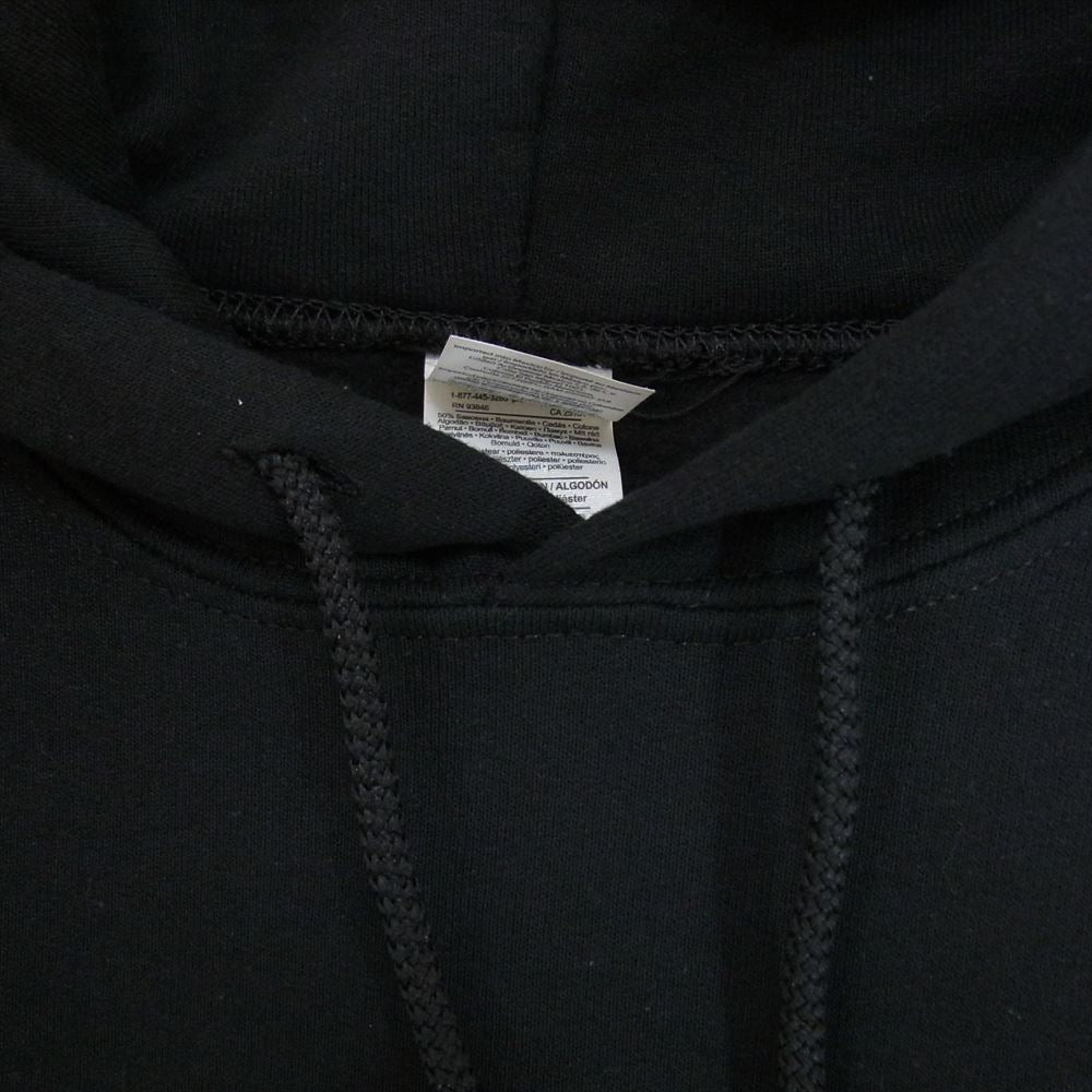 東京インディアンズ プリント スウェット パーカー ブラック系 L【中古