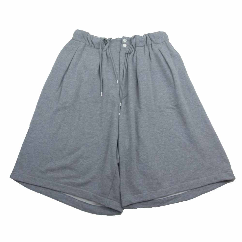 シラージ 23SS × mocT モクティー loop wheel circular pants サーキュラー ワイド スウェット パンツ グレー系 F【中古】