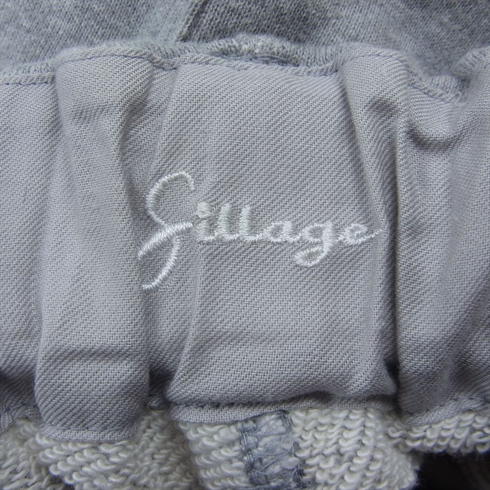 シラージ 23SS × mocT モクティー loop wheel circular pants サーキュラー ワイド スウェット パンツ グレー系 F【中古】