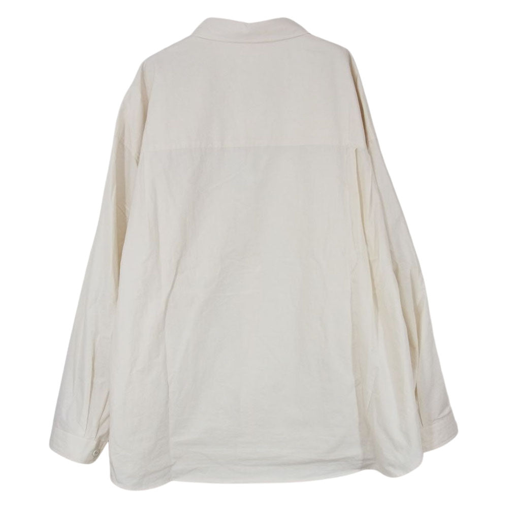 リフォメッド 23SS RE23SS-SH01 WRIST PATCH WIDE SHIRT OFF パッチ ワイド シャツ 長袖 オフホワイト系 3【中古】