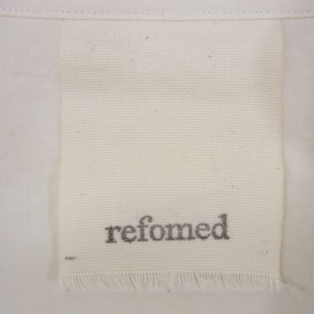 リフォメッド 23SS RE23SS-SH01 WRIST PATCH WIDE SHIRT OFF パッチ ワイド シャツ 長袖 オフホワイト系 3【中古】