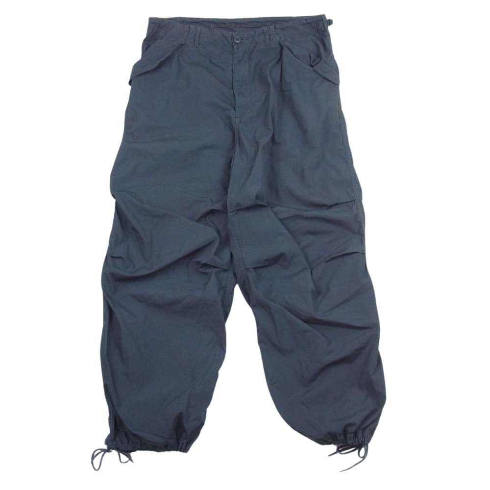 GRAPHPAPER グラフペーパー 22SS GU221-40064 Garment Dyed Poplin Millitary Pants ガーメントダイ ポプリン ミリタリー パンツ カーゴ グレー系 1【中古】