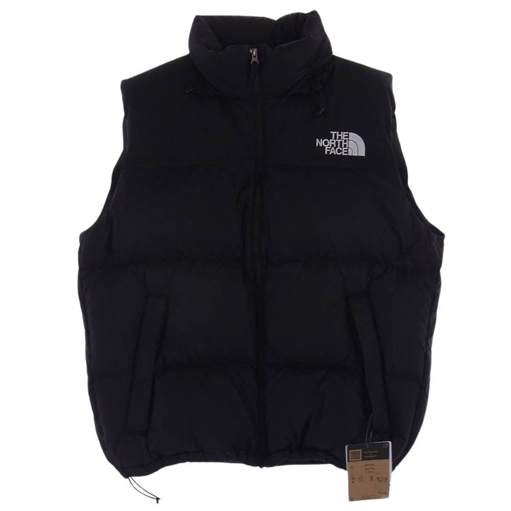 THE NORTH FACE ノースフェイス ND92338 Nuptse Vest ヌプシ ダウン ベスト ブラック系 XL【中古】