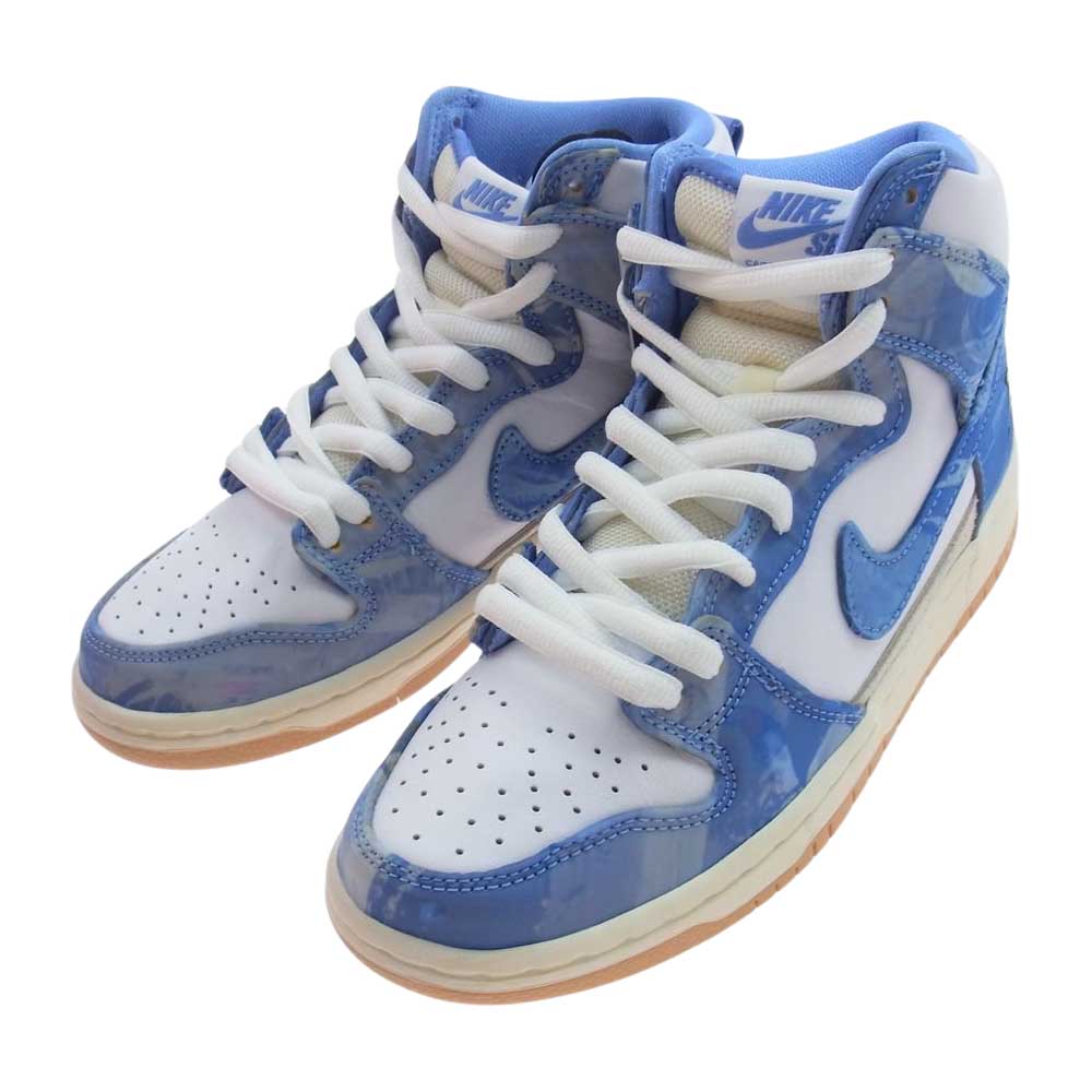 NIKE ナイキ CV1677-100 × Carpet Company カーペットカンパニー  SB Dunk High Royal Pulse ダンク ハイ スニーカー ライトブルー系 24【中古】