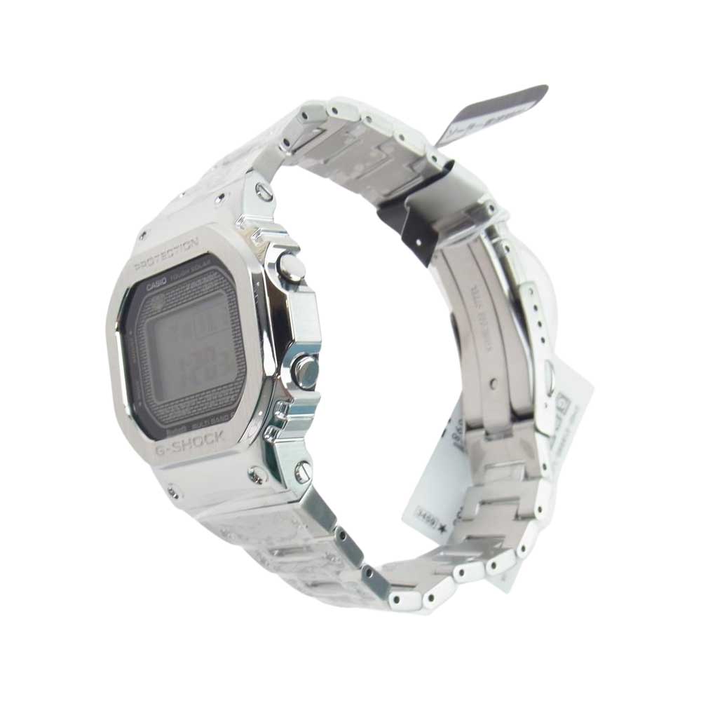G-SHOCK ジーショック GMW-B5000D-1JF ソリッド ステンレス スチール フルメタル デジタル ソーラー ウォッチ 腕時計 シルバー系【新古品】【未使用】【中古】