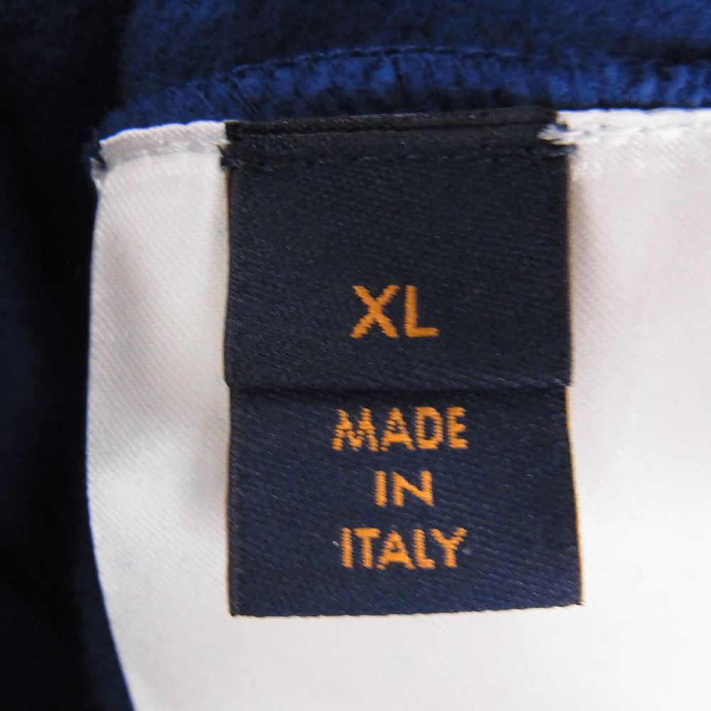 LOUIS VUITTON ルイ・ヴィトン 22AW 1AA4I8 モノグラム サークルカット フーディ パーカー ブルー系 XL【美品】【中古】