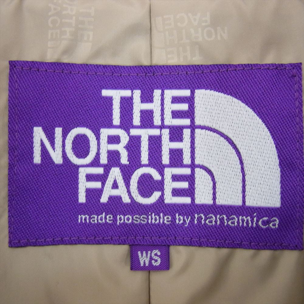 THE NORTH FACE ノースフェイス NPW2014N BEAMS別注 PURPLE LABEL パープルレーベル ステンカラーコート ベージュ系 WS【中古】