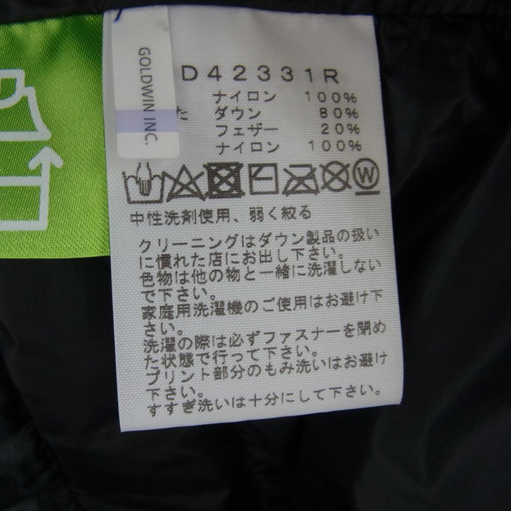 THE NORTH FACE ノースフェイス ND42331R LIGHT HEAT JACKET ライト ヒート ダウン ジャケット ブラック系 XL【美品】【中古】