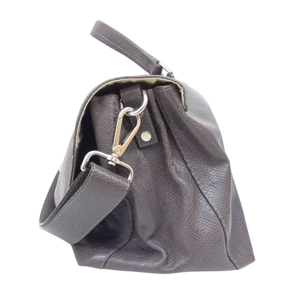 ZANELLATO ザネラート POSTINA M+ 3WAY ショルダーバッグ グレー系【中古】