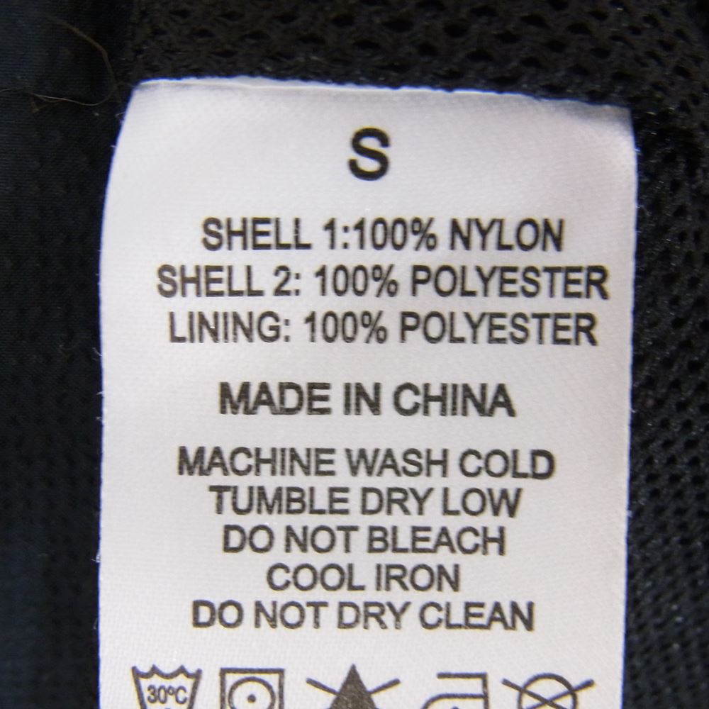 STUSSY ステューシー ナイロン ジップ フーディ ジャケット ブラック系 S【中古】