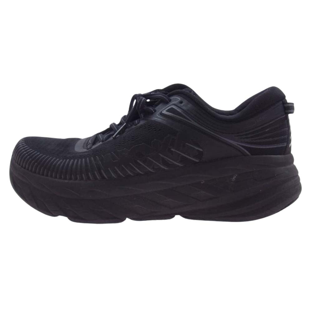 HOKA ONE ONE ホカ オネオネ 1110518 BBLC BONDI7 ボンダイ ローカット スニーカー ブラック系 29cm【中古】