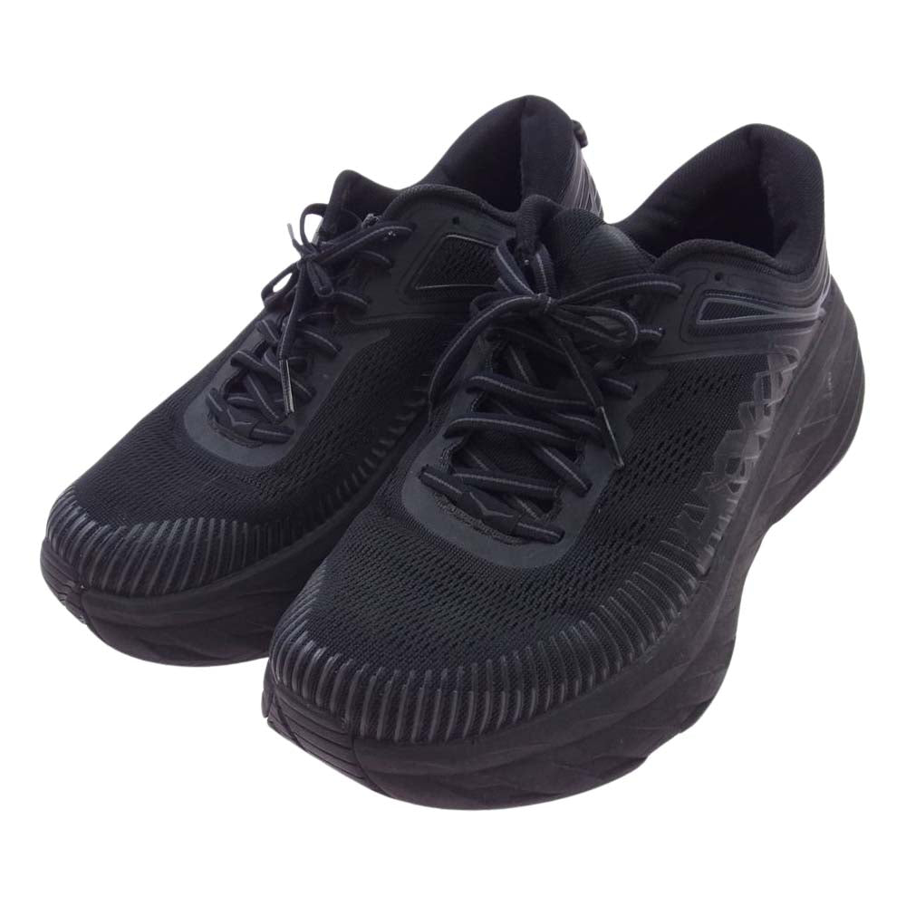 HOKA ONE ONE ホカ オネオネ 1110518 BBLC BONDI7 ボンダイ ローカット スニーカー ブラック系 29cm【中古】