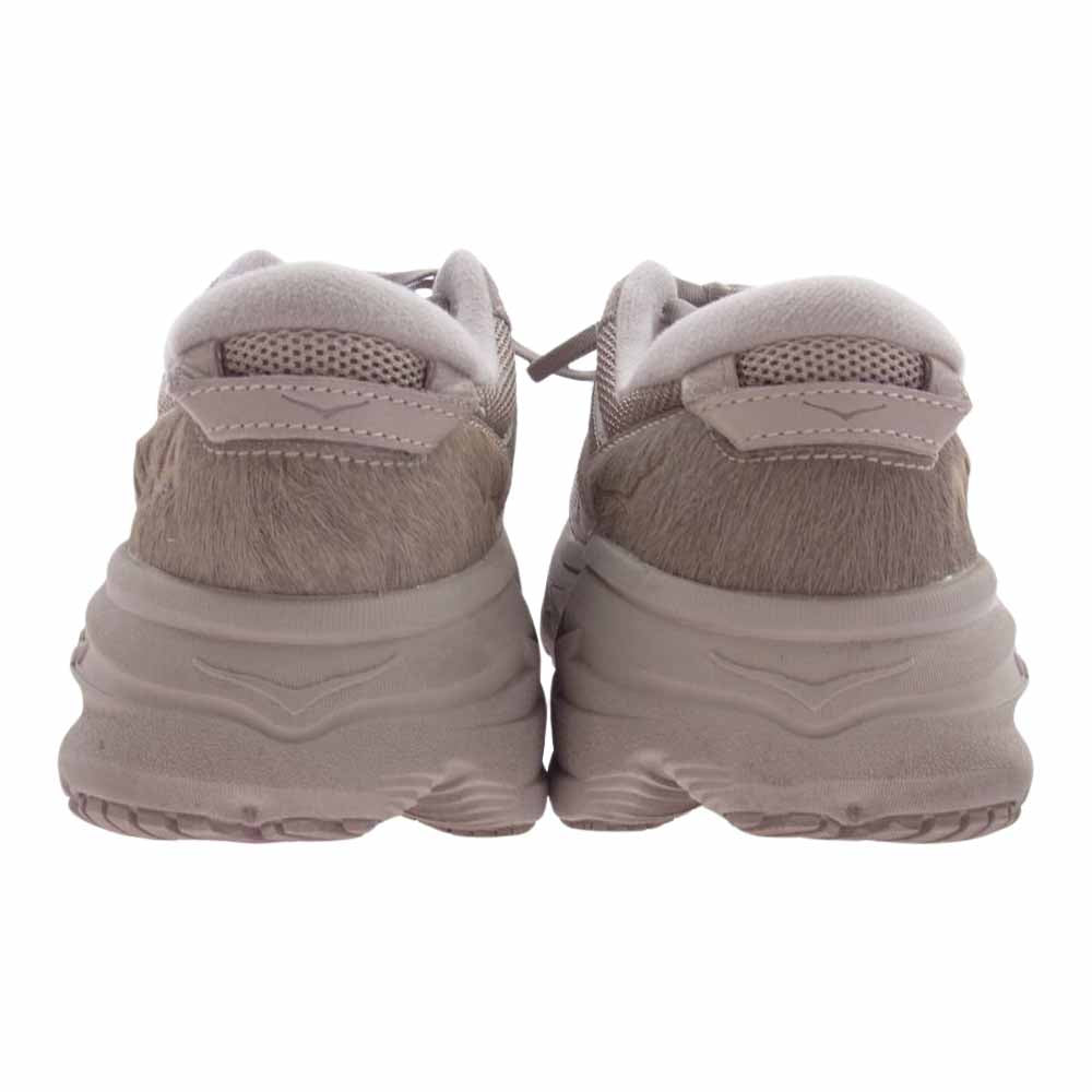 Engineered Garments エンジニアードガーメンツ 1127734 STCH HOKA ONE ONE BONDI L ホカ オネオネ ボンダイ ハラコ スニーカー ベージュ系 27cm【中古】