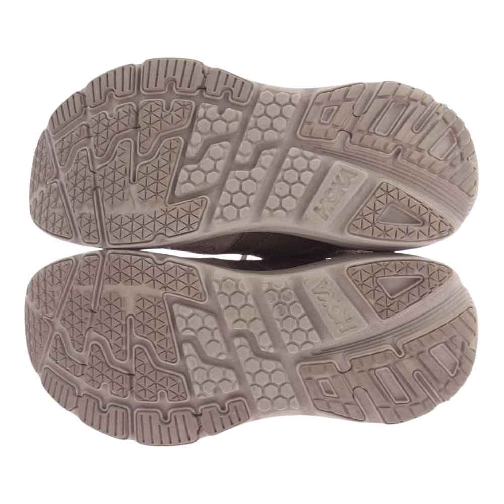 Engineered Garments エンジニアードガーメンツ 1127734 STCH HOKA ONE ONE BONDI L ホカ オネオネ ボンダイ ハラコ スニーカー ベージュ系 27cm【中古】