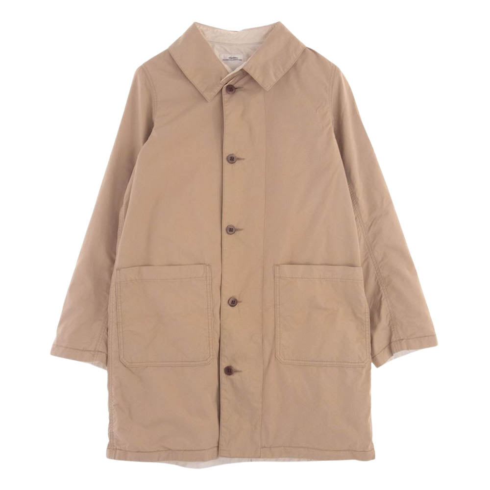 VISVIM ビズビム 18AW 0118205013015 GREASE MONKEY COAT GIZA C/NY ステンカラーコート ライトブラウン系 １【中古】