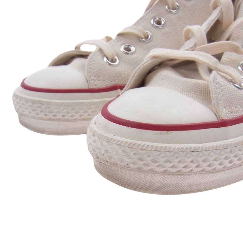 CONVERSE コンバース 6TH01 ALL STAR MADE IN JAPAN オールスター メイドインジャパン キャンバス ローカット スニーカー オフホワイト系 8.5【中古】