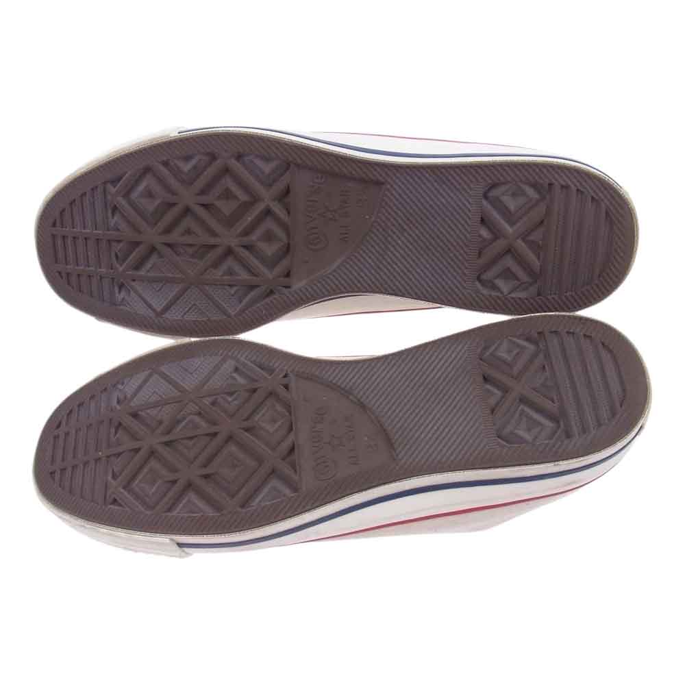 CONVERSE コンバース 6TH01 ALL STAR MADE IN JAPAN オールスター メイドインジャパン キャンバス ローカット スニーカー オフホワイト系 8.5【中古】