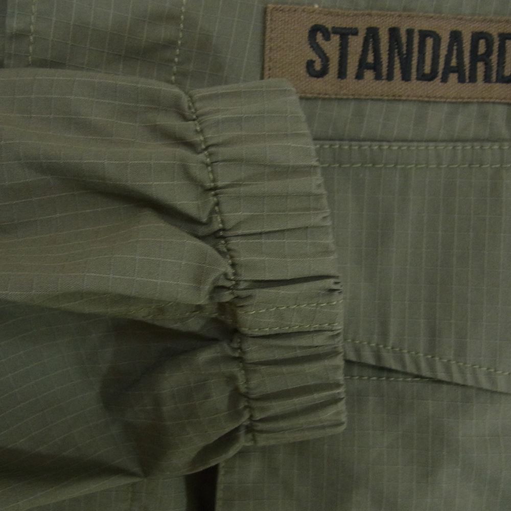 STANDARD CALIFORNIA スタンダードカリフォルニア Coolmax Stretch Ripstop Jungle Fatigue Jacket ジャングル ファティーグ ジャケット  モスグリーン系 MEIDIUM【中古】