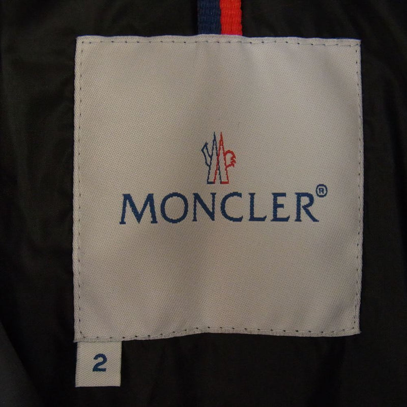 MONCLER モンクレール 国内正規品 Bazille バジーレ ダウン ジャケット ブラック系 2【中古】