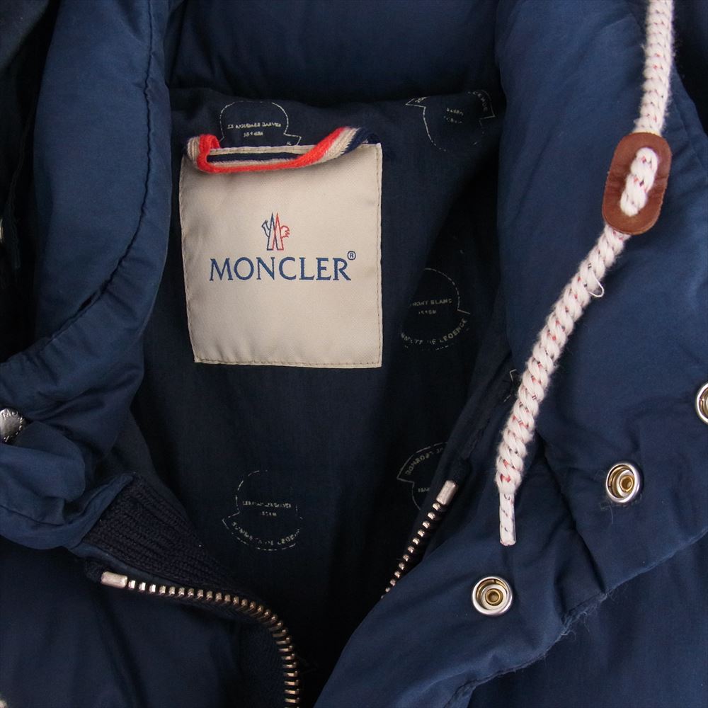 MONCLER モンクレール V × VISVIM ビズビム BOROSIRI ボロシリ ダウン ジャケット ネイビー系 2【中古】
