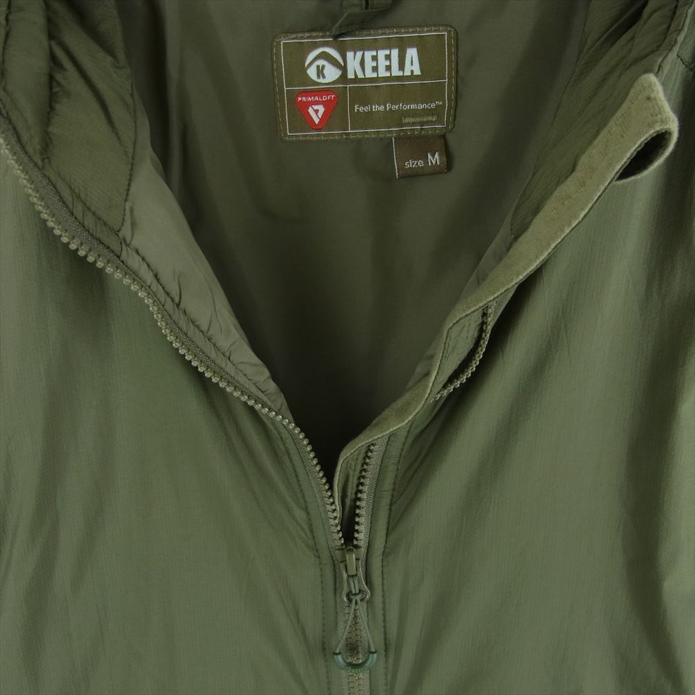 キーラ Belay Pro Jacket Olive ビレイ プロ プリマロフト 中綿 ジャケット ナイロン カーキ系 オリーブ系 M【中古】