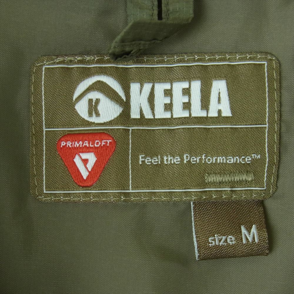 キーラ Belay Pro Jacket Olive ビレイ プロ プリマロフト 中綿 ジャケット ナイロン カーキ系 オリーブ系 M【中古】