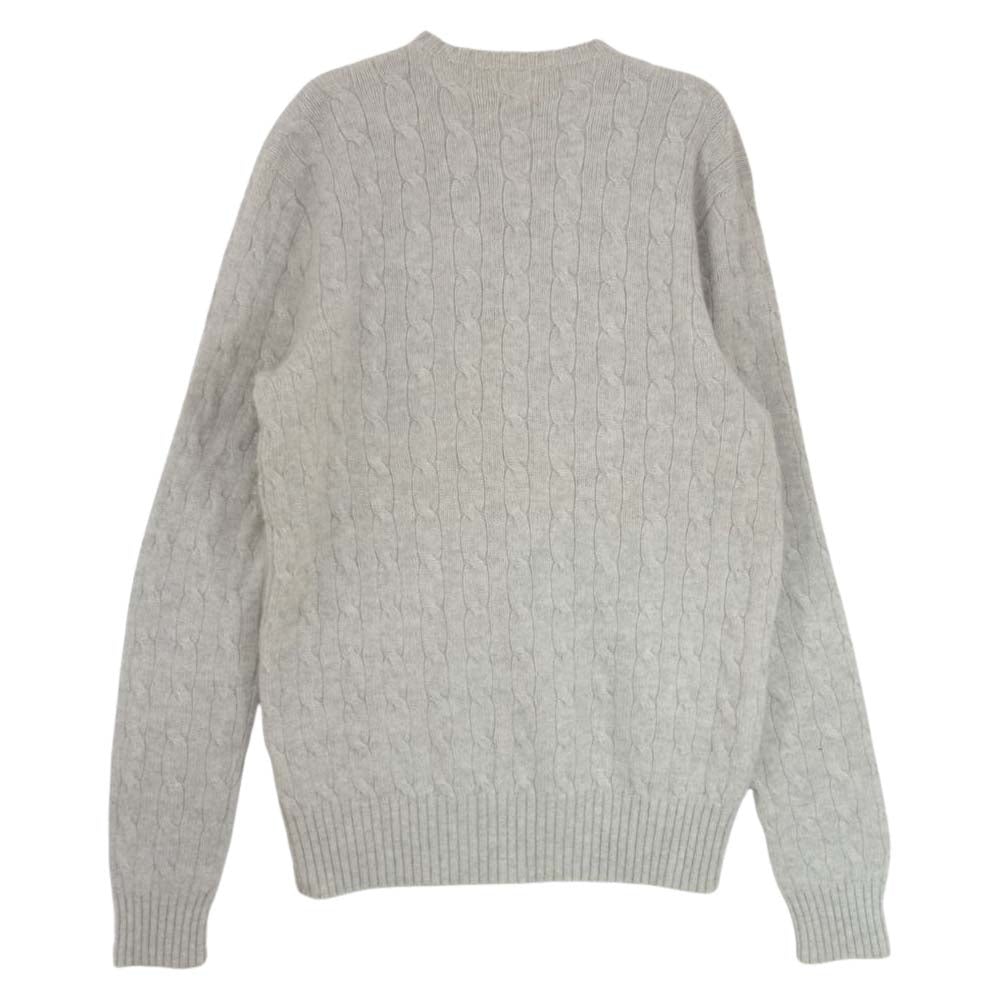 POLO RALPH LAUREN ポロ・ラルフローレン カシミヤ ニット セーター グレー系 M【中古】