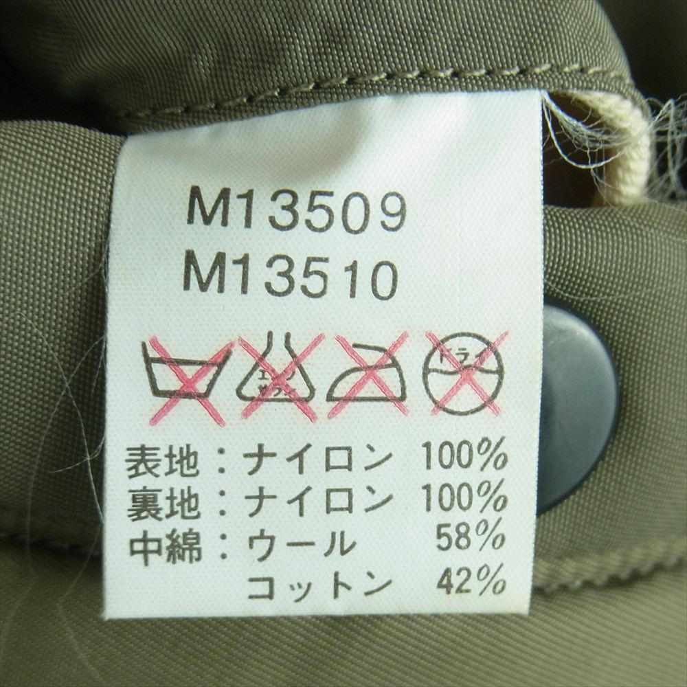 Buzz Rickson's バズリクソンズ M13509 M13510 M品番 初期 B-15C MOD フライト ジャケット ナイロン カーキ系 36【中古】