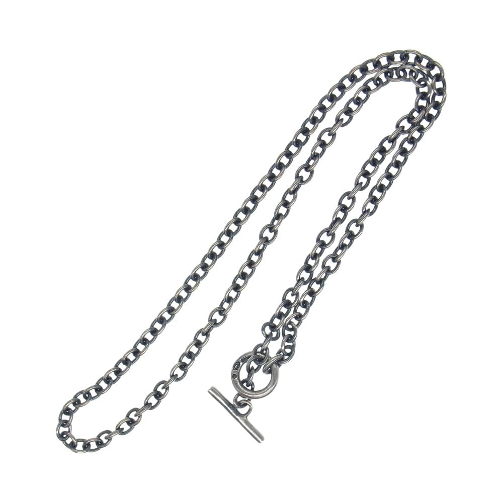 GABOR ガボール 4.7mmChain 1/8 Classic T-bar Necklace Tバー ネックレス チェーン ネックレス シルバー系【中古】