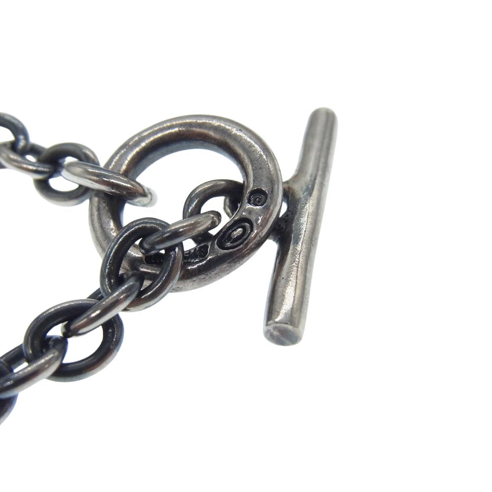 GABOR ガボール 4.7mmChain 1/8 Classic T-bar Necklace Tバー ネックレス チェーン ネックレス シルバー系【中古】