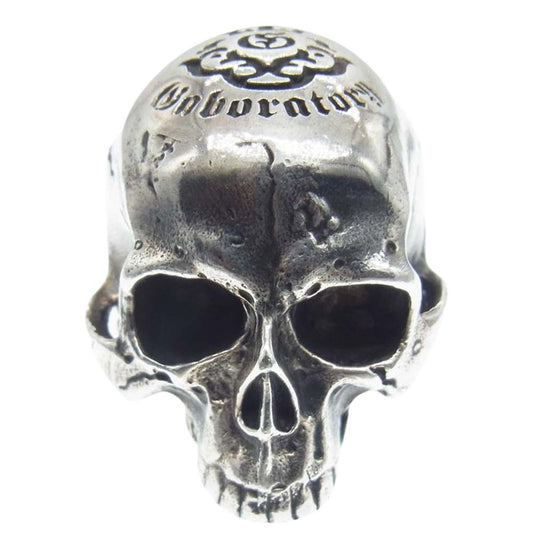 GABOR ガボール Large Skull Full Head Ring Without Jaw ラージ スカル フルヘッド ウィズ アウトジョー リング アトリエマーク シルバー系 19号【中古】