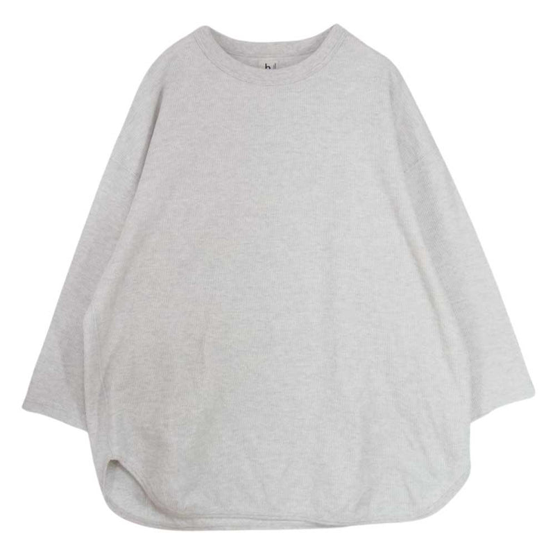 ブラームスルーツストック Rough&Smooth Thermal Baseball Tee ラフ アンド スムース サーマル ベースボール Tシャツ グレー系 4【中古】