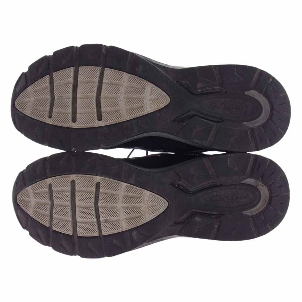 NEW BALANCE ニューバランス M990BK5 990 スエード メッシュ ランニング スニーカー ブラック系 28cm【中古】