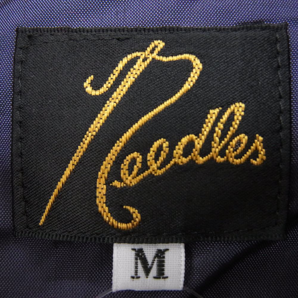 Needles ニードルス J0125 ウール ボーダー ジャガード トラック ジャケット レッド系 M【中古】