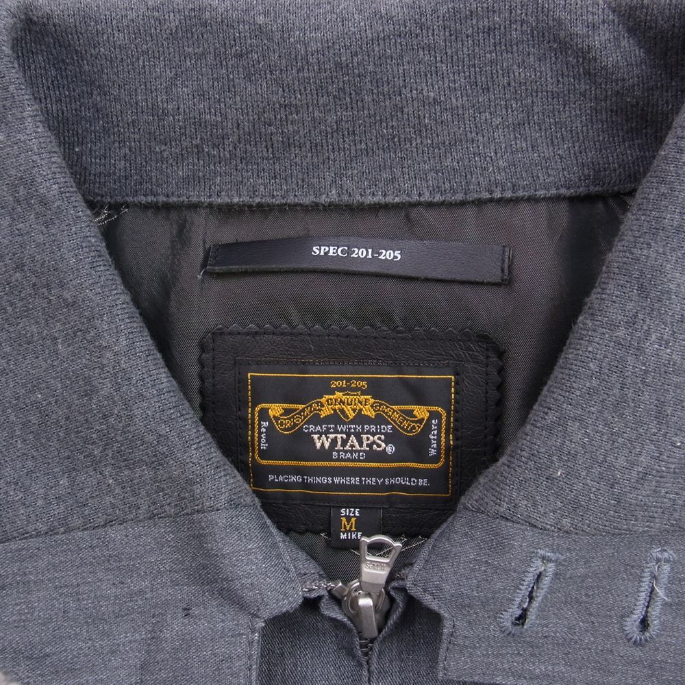 WTAPS ダブルタップス 11AW HARRINGTON JACKET ハリントン ジャケット グレー系 M【美品】【中古】