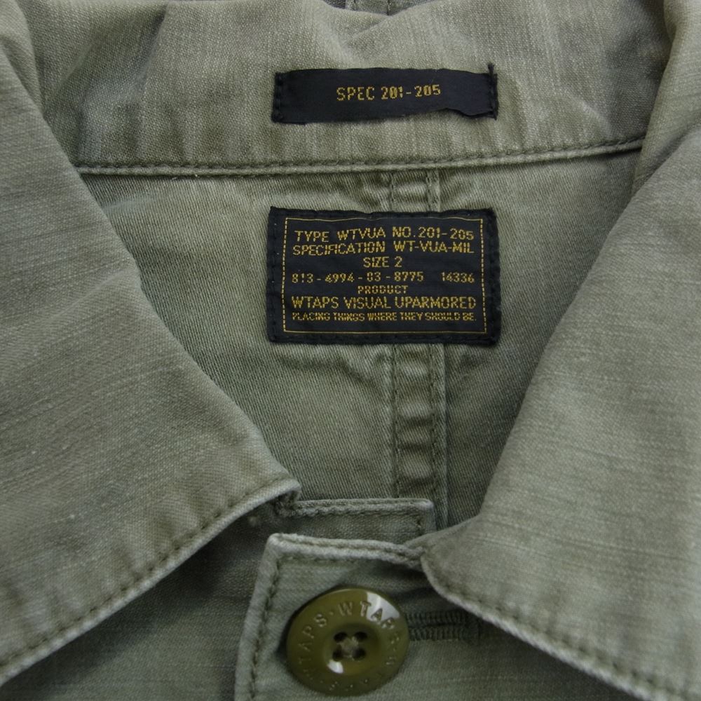WTAPS ダブルタップス 14SS ドクター ジャケット カーキ系 2【中古】