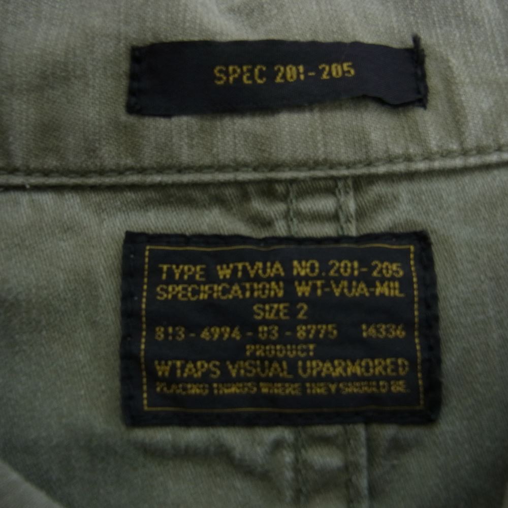 WTAPS ダブルタップス 14SS ドクター ジャケット カーキ系 2【中古】