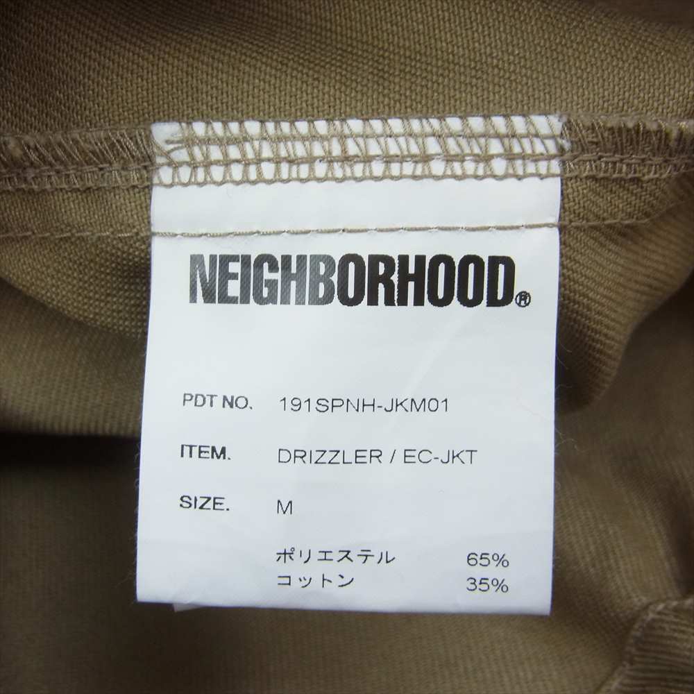 NEIGHBORHOOD ネイバーフッド 19SS ドリズラー ジャケット ベージュ系 M【美品】【中古】