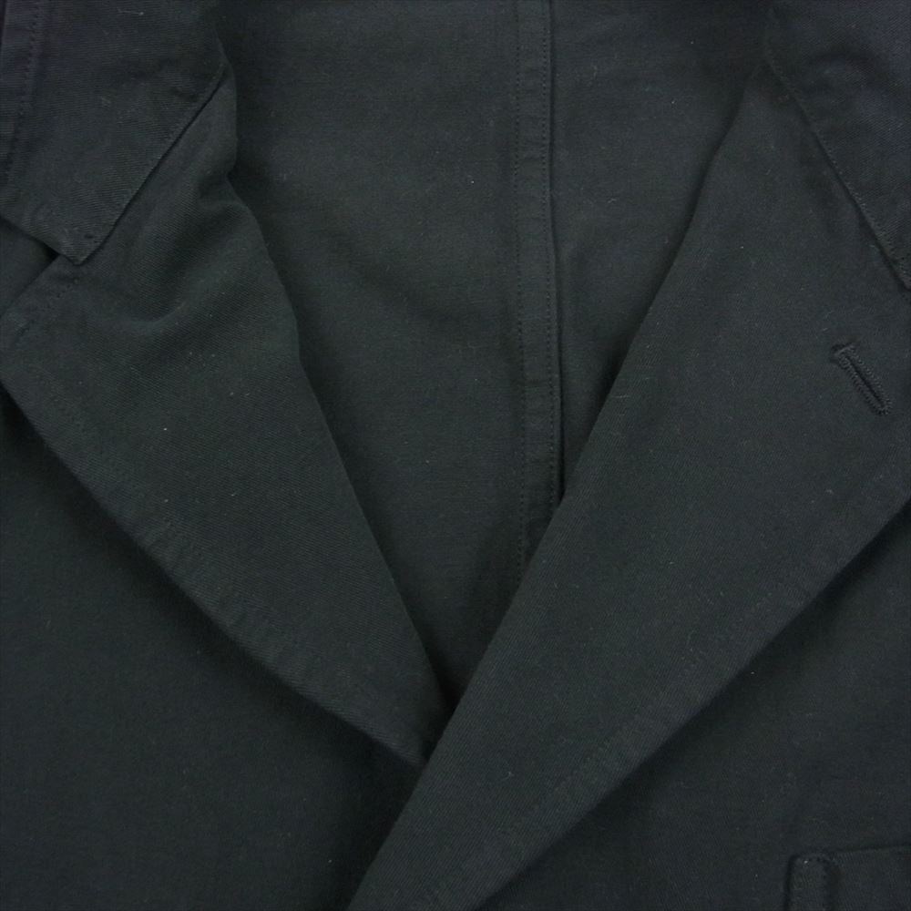 COMOLI コモリ 23AW Y03-03005 製品染 テーラード ジャケット ブラック系 2【新古品】【未使用】【中古】