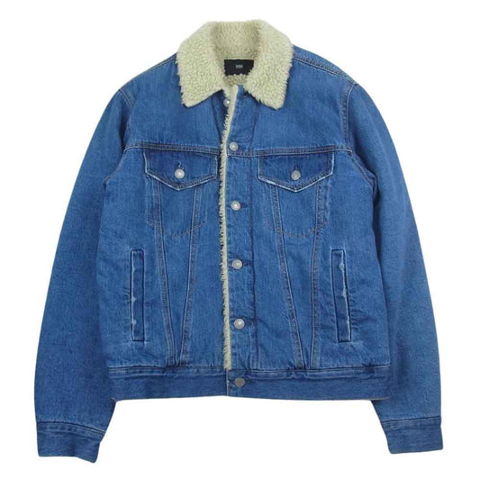 Rags McGREGOR ラグスマックレガー 211137601 3rd TRUCKER BOA JACKET サード トラッカー デニム ボア ジャケット インディゴブルー系 M【中古】